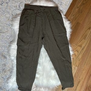 Olive Green Joggers